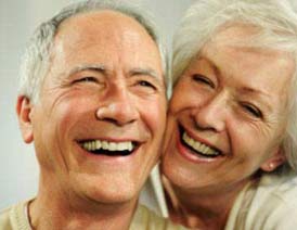happy older couple